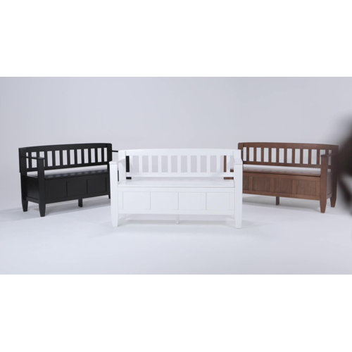 Red Barrel Studio® Choya Solid Wood Flip Top Storage Bench & Reviews